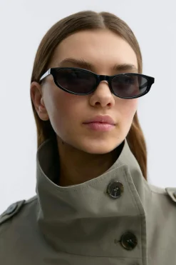 Discount Gina Tricot Slim cateye sunglasses Zwart