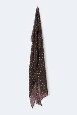 New Gina Tricot Slim chiffon scarf Bruin