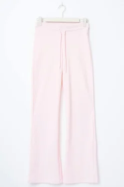 Hot Gina Tricot Slim low waist sweatpants Roze
