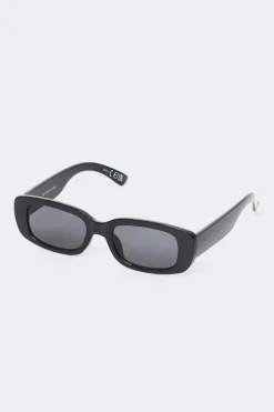 Discount Gina Tricot Slim rectangular sunglasses Zwart