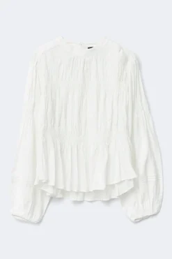 Hot Gina Tricot Smock blouse Wit