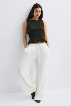 Best Gina Tricot Smock top Zwart