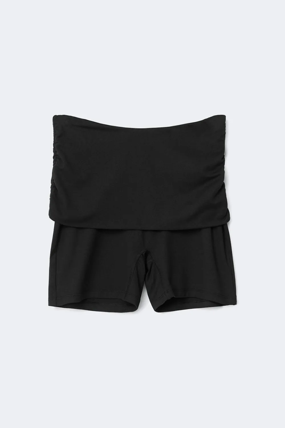 Online Gina Tricot Soft folded yoga shorts Zwart