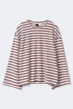 Outlet Gina Tricot Soft loungewear longsleeve top Paars