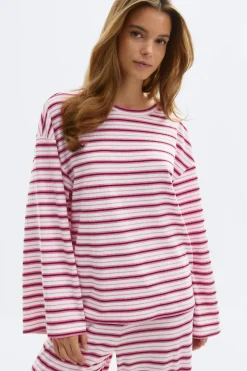 Discount Gina Tricot Soft loungewear longsleeve top Roze