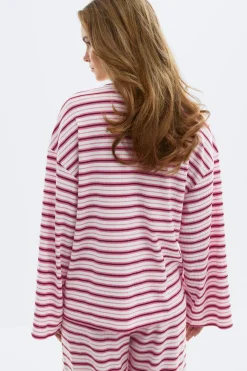 Discount Gina Tricot Soft loungewear longsleeve top Roze