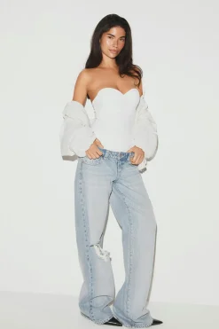 Sale Gina Tricot Soft sculpt balconette body Wit