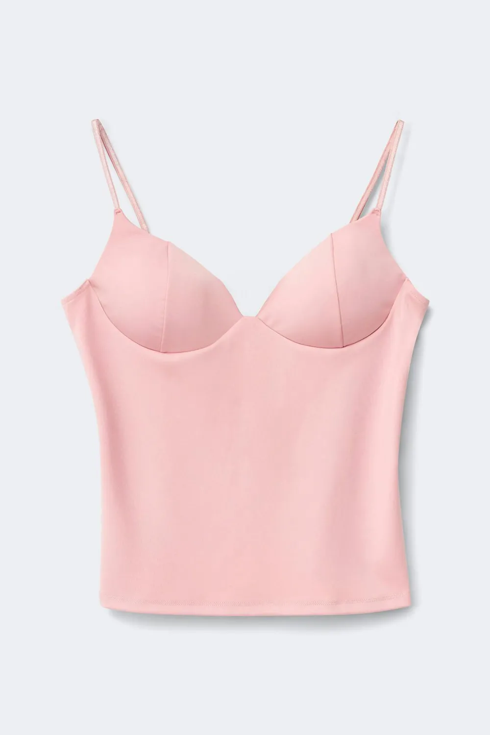 New Gina Tricot Soft shaping wow singlet Roze
