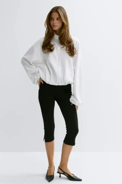 Clearance Gina Tricot Soft sporty zip jacket Wit