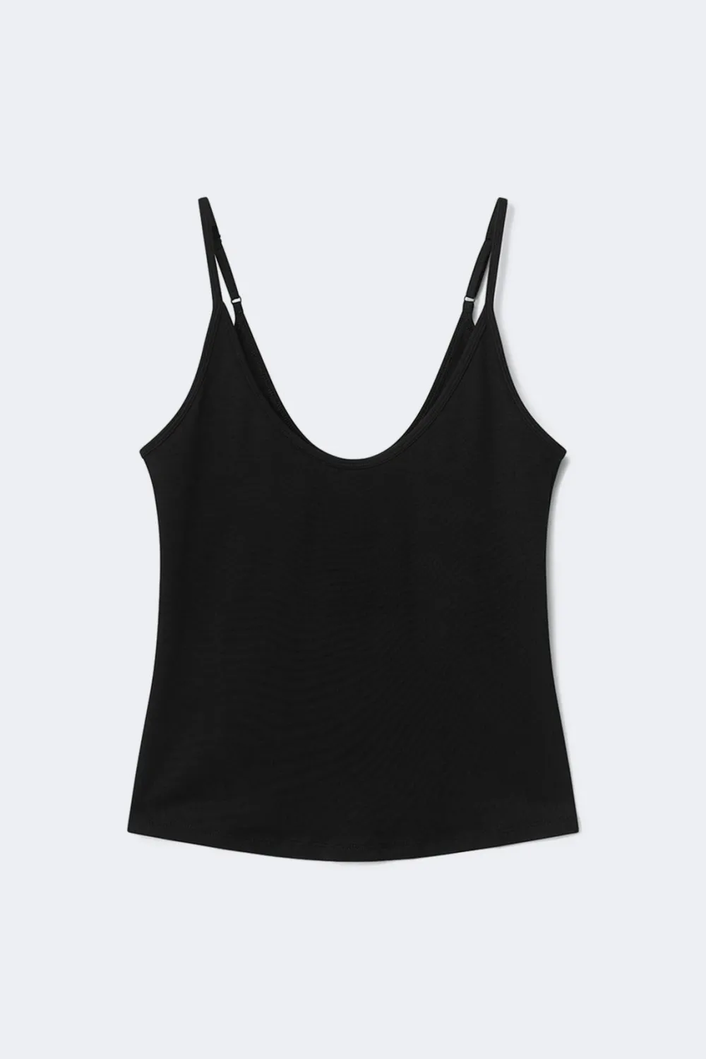 Clearance Gina Tricot Soft strap yoga singlet Zwart