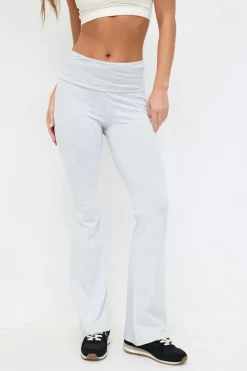 Online Gina Tricot Soft touch folded trouser Grijsv