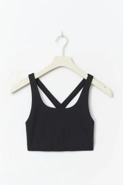 Outlet Gina Tricot Soft yoga top Zwart