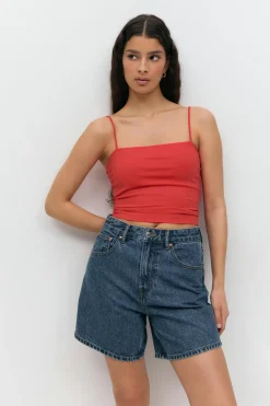 Discount Gina Tricot spaghetti strap singlet Rood