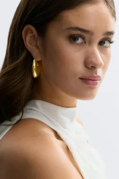 Best Gina Tricot Statement chunky hoops Goud