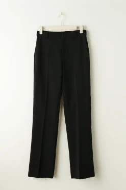 Clearance Gina Tricot straight tall trousers Zwart