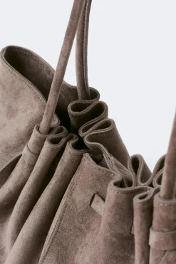 Online Gina Tricot Strap detail bag Beige
