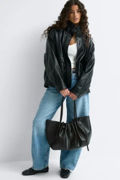 Sale Gina Tricot Strap detail bag Zwart