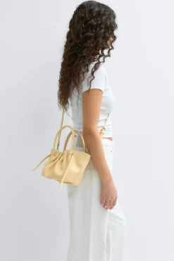 Clearance Gina Tricot Strap detail crossbody bag Geel
