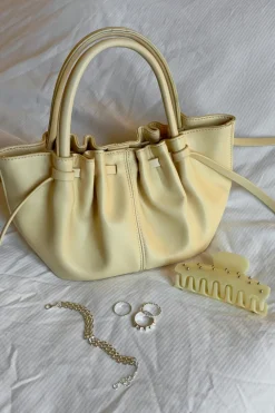 Clearance Gina Tricot Strap detail crossbody bag Geel