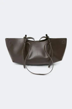 Online Gina Tricot Strap handle tote bag Bruin