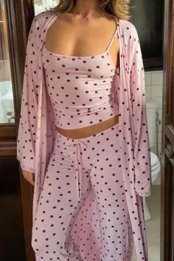 Gina Tricot Strap loungewear singlet Roze