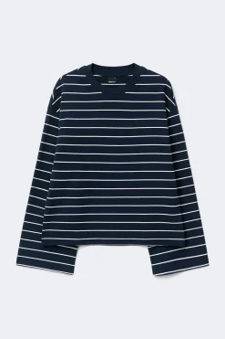 New Gina Tricot Stripe long sleeve tee Blauw