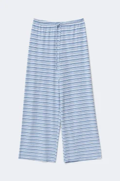 Clearance Gina Tricot Striped soft trousers Blauw