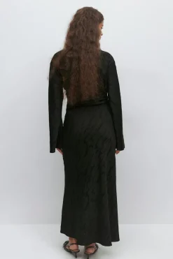 Sale Gina Tricot Structured skirt Zwart