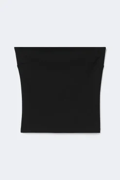 Hot Gina Tricot Super stretch tube top Zwart