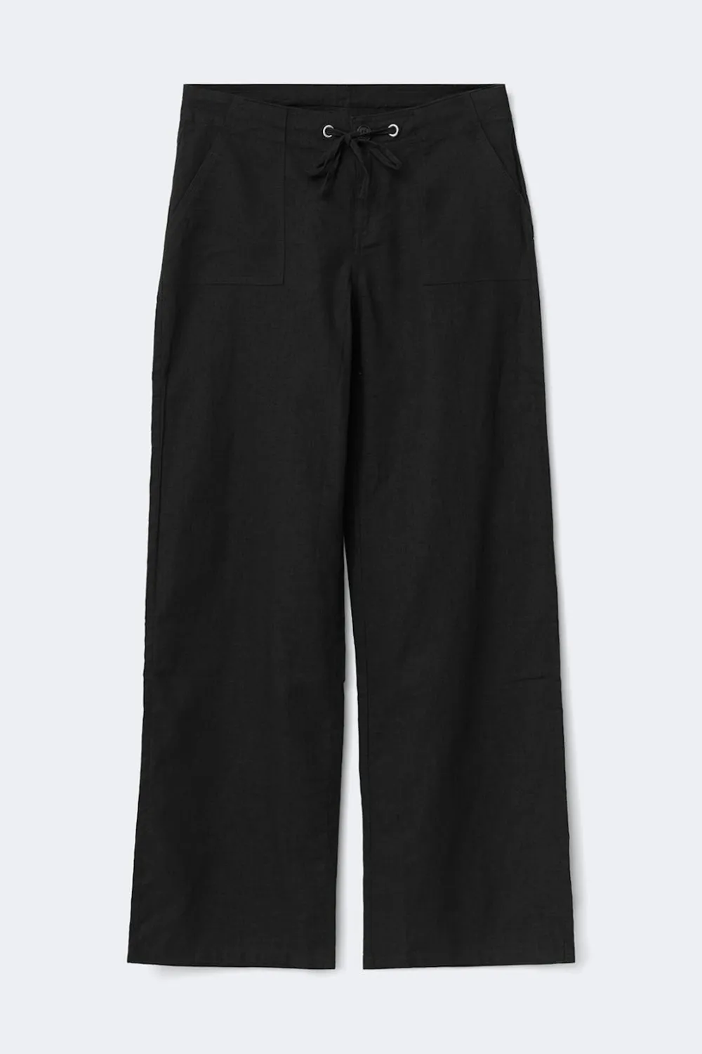 Hot Gina Tricot Tall linen blend trousers Zwart