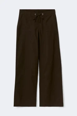 New Gina Tricot Tall linen blend trousers Bruin