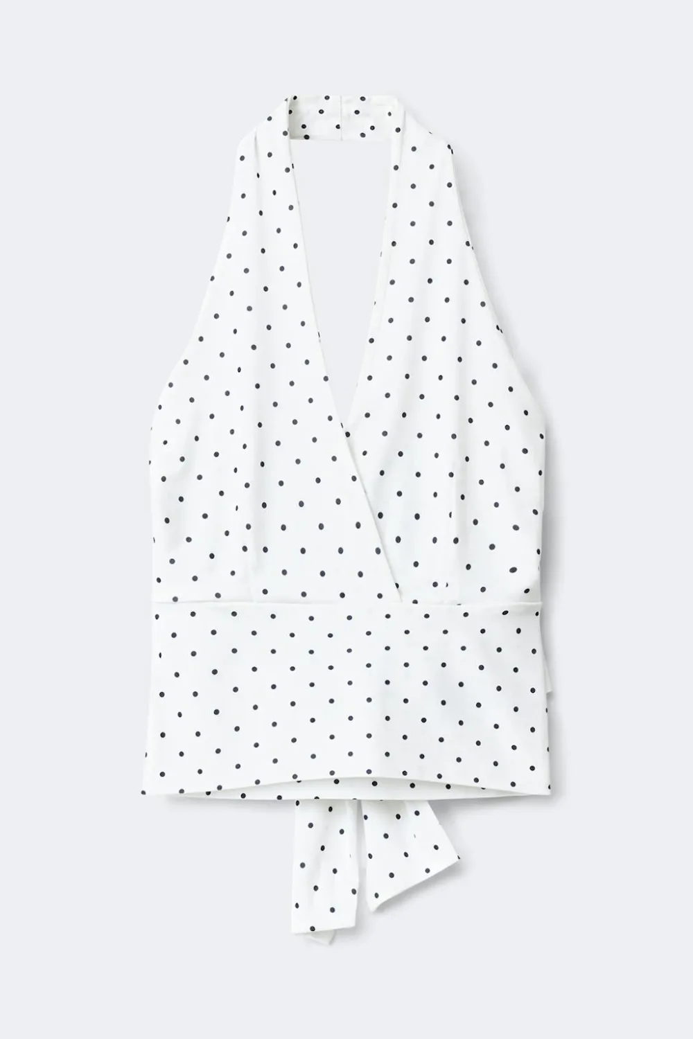 Clearance Gina Tricot Tie detail halterneck top Wit