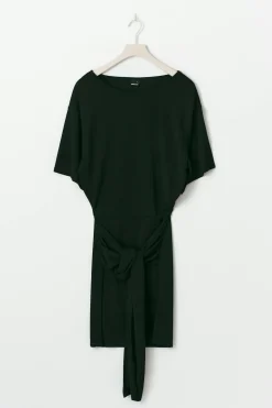 Best Gina Tricot Tie shortsleeve dress Zwart