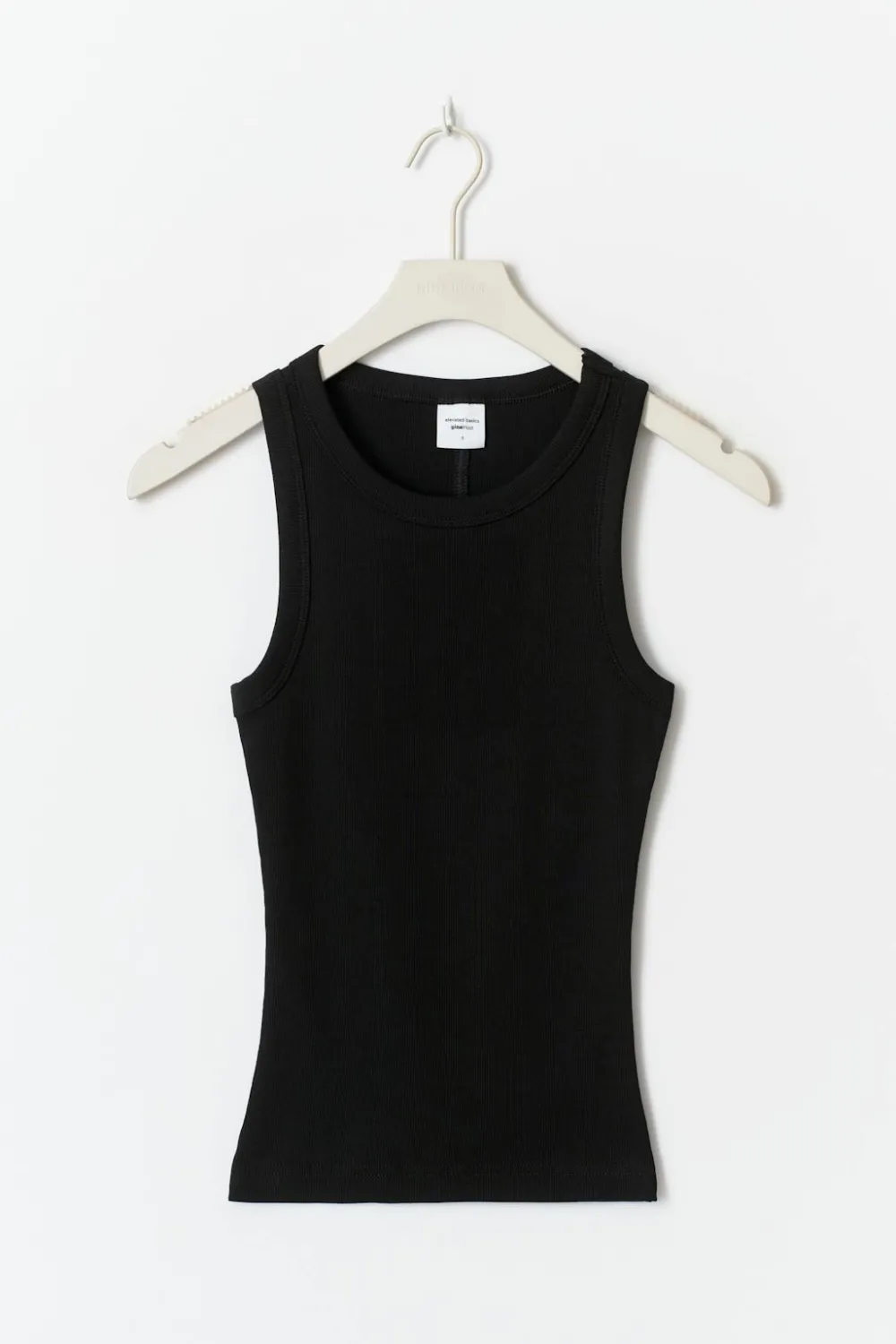 Best Gina Tricot Tight fit rib tank Zwart
