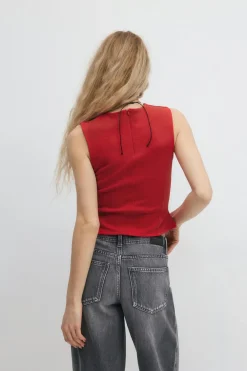 Discount Gina Tricot Tight top Rood
