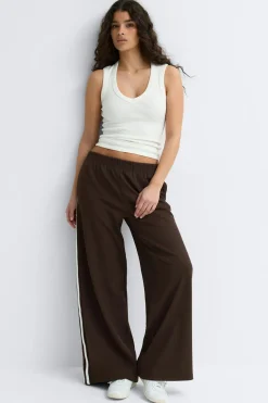 Best Gina Tricot Tight v-neck rib tank Wit