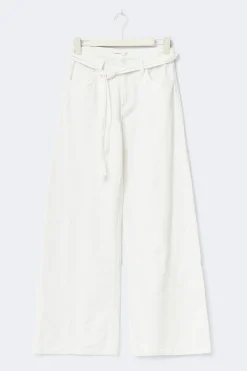 Clearance Gina Tricot Twisted wide jeans Wit