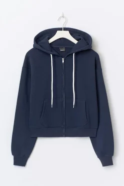 Best Gina Tricot Ultimate zip hoodie Blauw