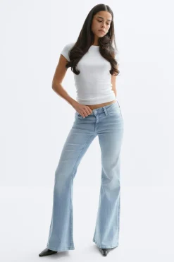 Best Gina Tricot Ultra flare jeans Blauw