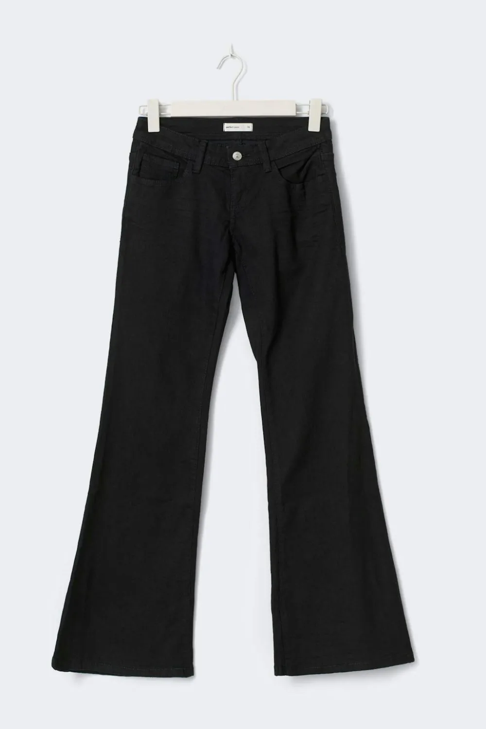 Hot Gina Tricot Ultra low flare petite jeans Zwart