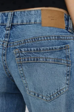 New Gina Tricot Ultra low wide jeans Blauw