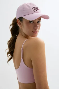 Online Gina Tricot Washed cotton cap Roze