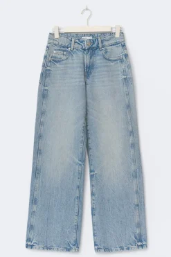 Sale Gina Tricot Wide flare jeans Blauw