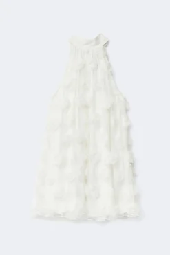 Hot Gina Tricot Wide halterneck mini dress Wit