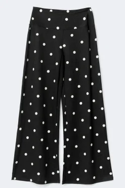 Online Gina Tricot Wide leg trousers Zwart