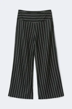 Clearance Gina Tricot Wide leg trousers Zwart
