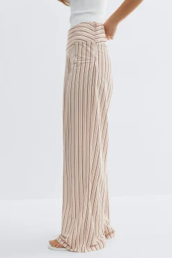 Sale Gina Tricot Wide leg trousers Roze