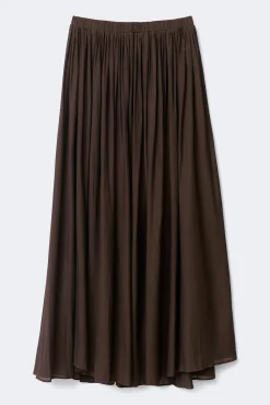 Sale Gina Tricot Wide maxi skirt Bruin