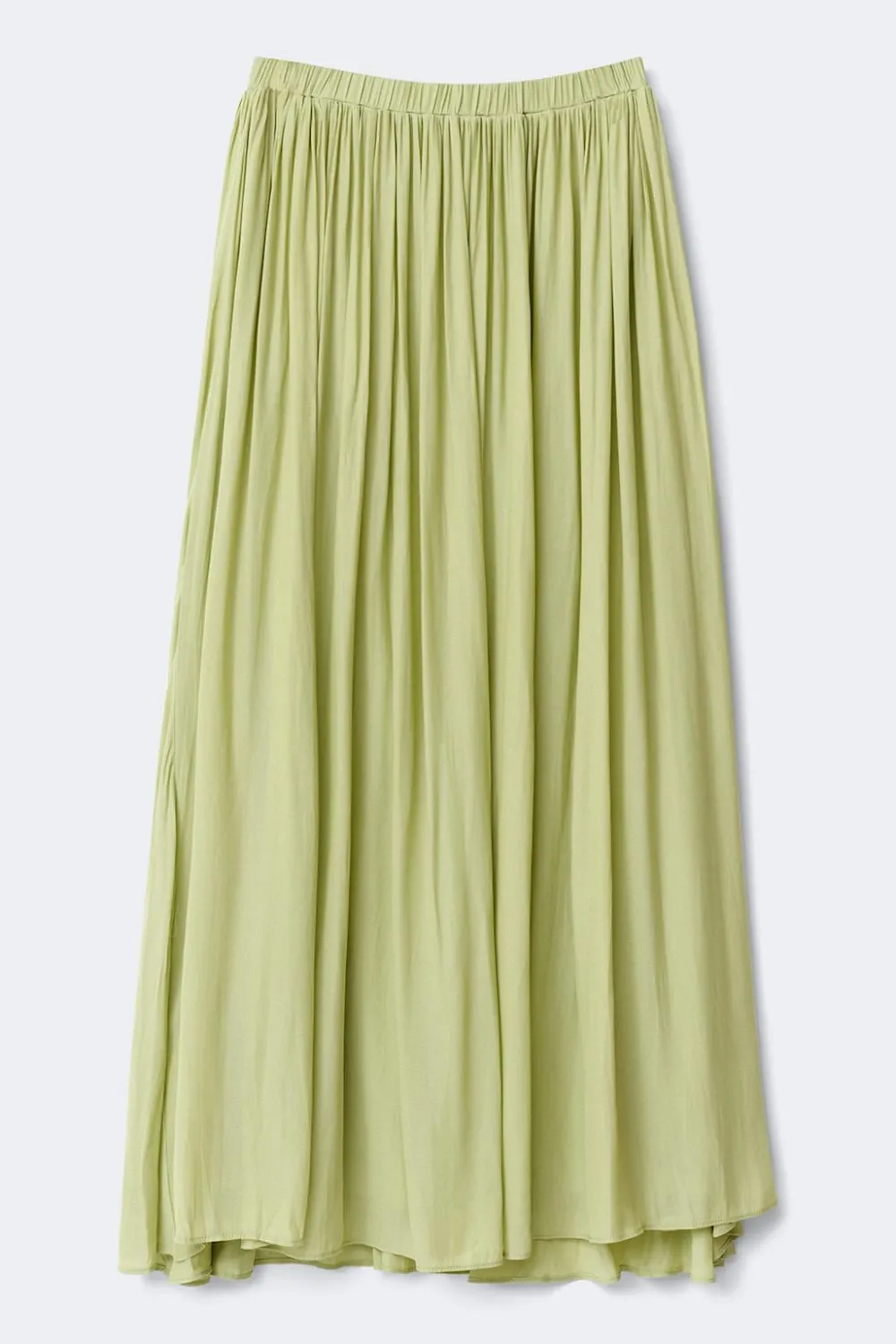 New Gina Tricot Wide maxi skirt Groen