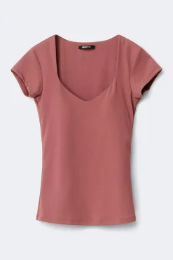 Clearance Gina Tricot Wow built-in bra top Roze
